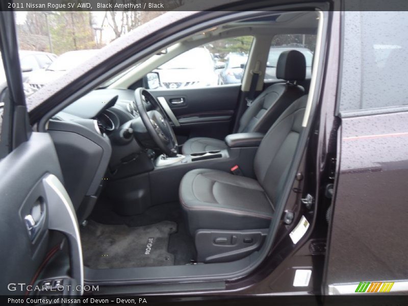  2011 Rogue SV AWD Black Interior