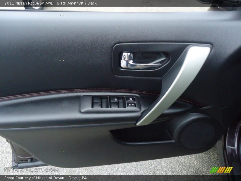Black Amethyst / Black 2011 Nissan Rogue SV AWD