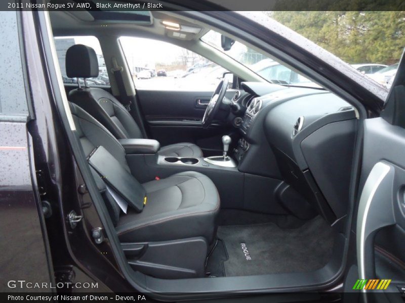 Black Amethyst / Black 2011 Nissan Rogue SV AWD