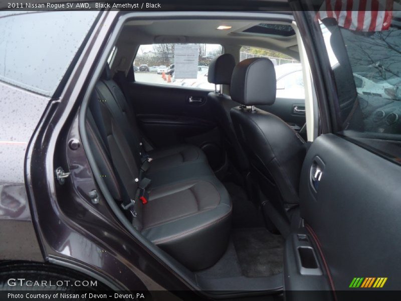 Black Amethyst / Black 2011 Nissan Rogue SV AWD