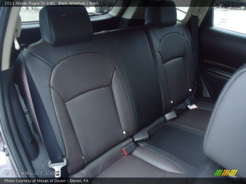 2011 Rogue SV AWD Black Interior