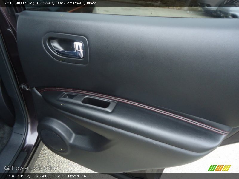 Black Amethyst / Black 2011 Nissan Rogue SV AWD