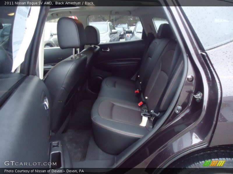 Black Amethyst / Black 2011 Nissan Rogue SV AWD