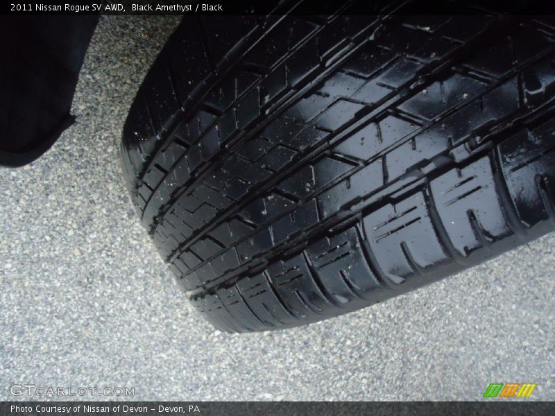 Black Amethyst / Black 2011 Nissan Rogue SV AWD