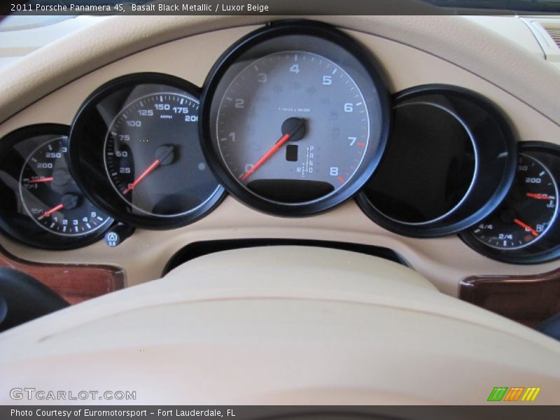 2011 Panamera 4S 4S Gauges