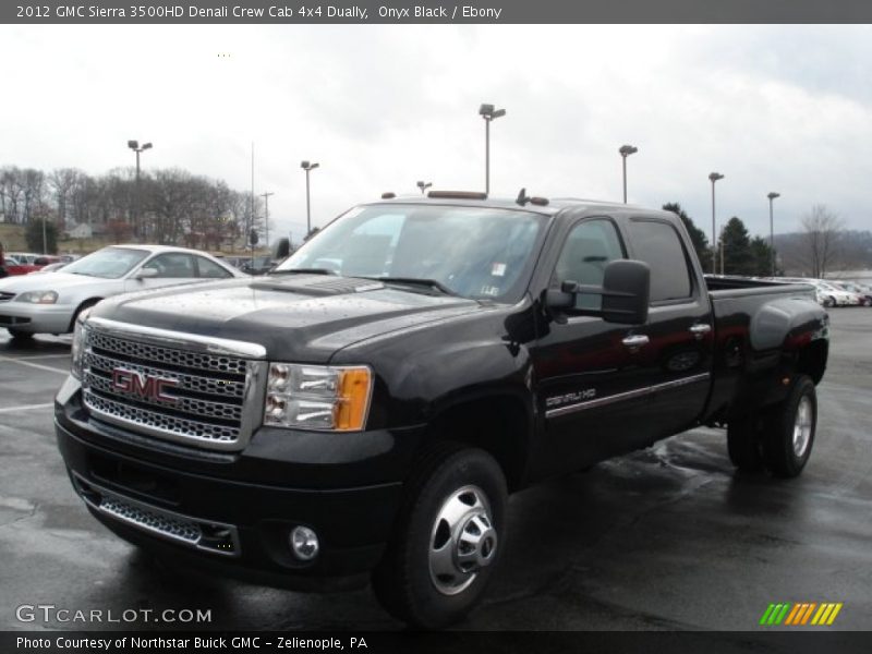 Front 3/4 View of 2012 Sierra 3500HD Denali Crew Cab 4x4 Dually