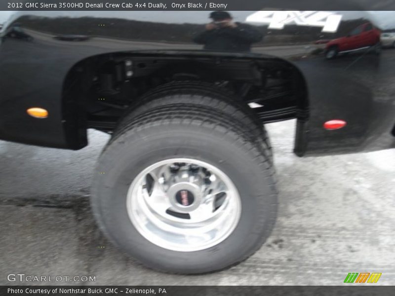 Onyx Black / Ebony 2012 GMC Sierra 3500HD Denali Crew Cab 4x4 Dually