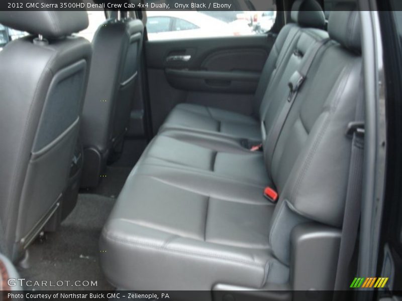 Onyx Black / Ebony 2012 GMC Sierra 3500HD Denali Crew Cab 4x4 Dually
