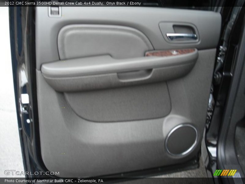 Onyx Black / Ebony 2012 GMC Sierra 3500HD Denali Crew Cab 4x4 Dually