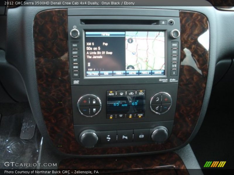Onyx Black / Ebony 2012 GMC Sierra 3500HD Denali Crew Cab 4x4 Dually
