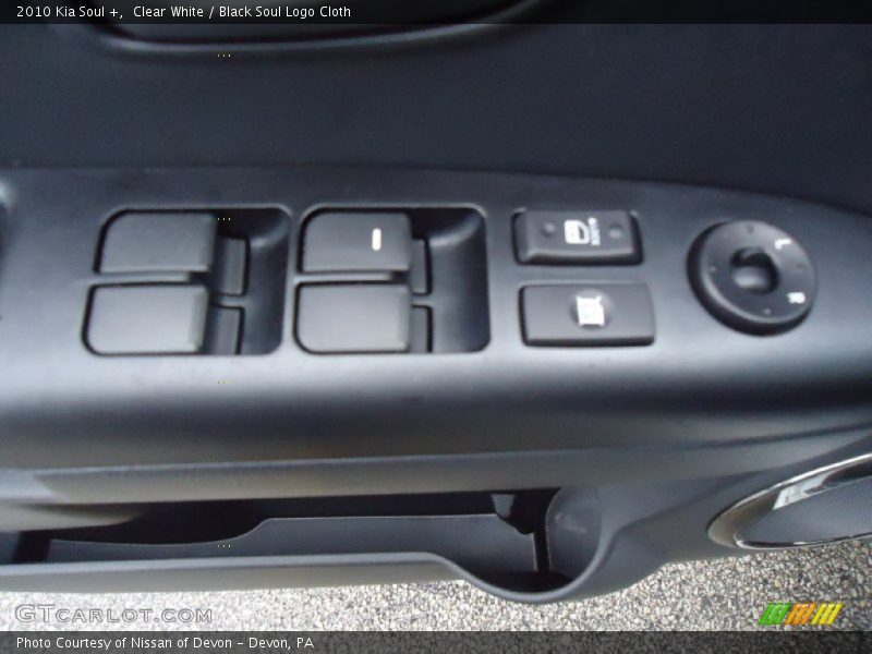 Clear White / Black Soul Logo Cloth 2010 Kia Soul +