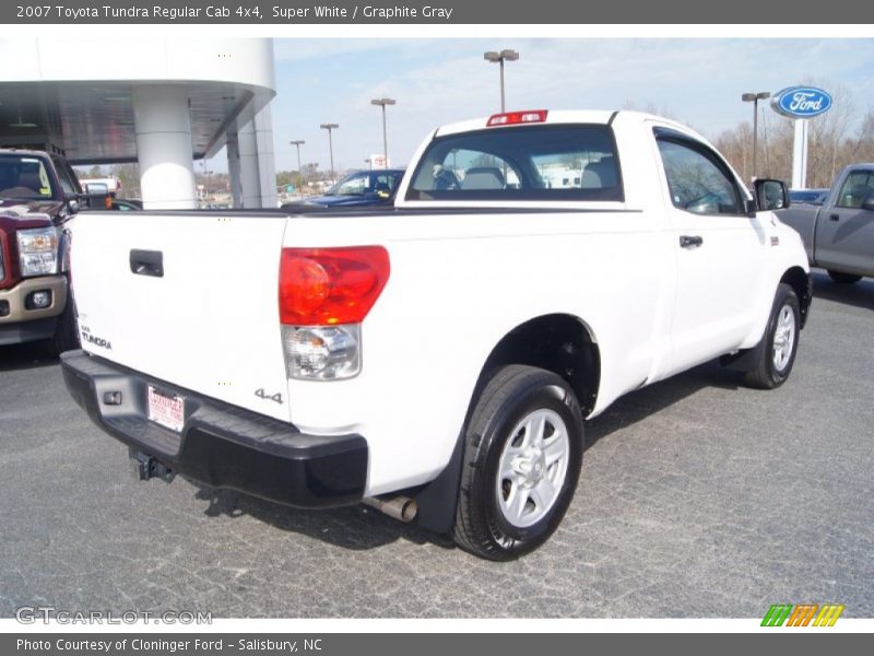 Super White / Graphite Gray 2007 Toyota Tundra Regular Cab 4x4
