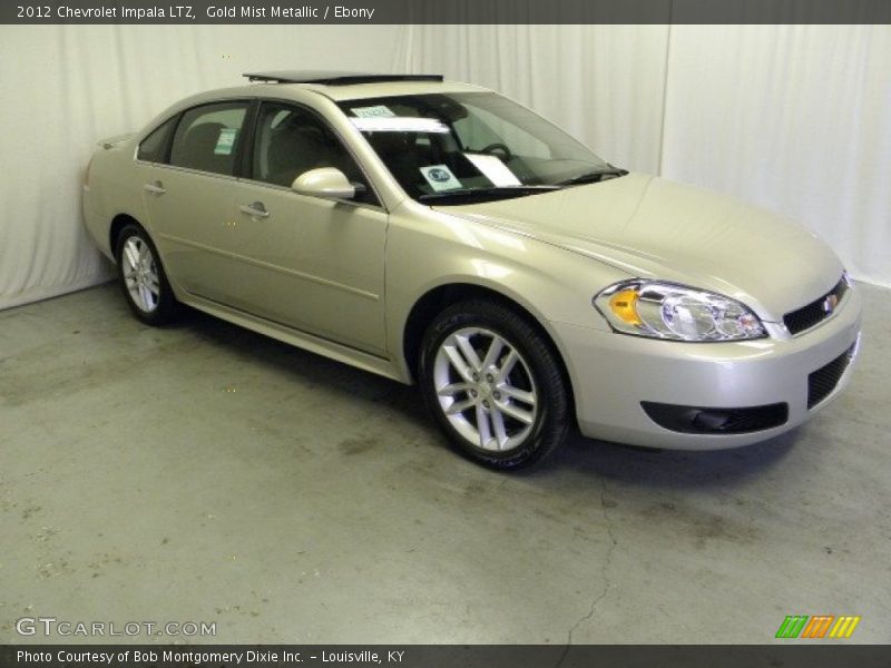 Gold Mist Metallic / Ebony 2012 Chevrolet Impala LTZ