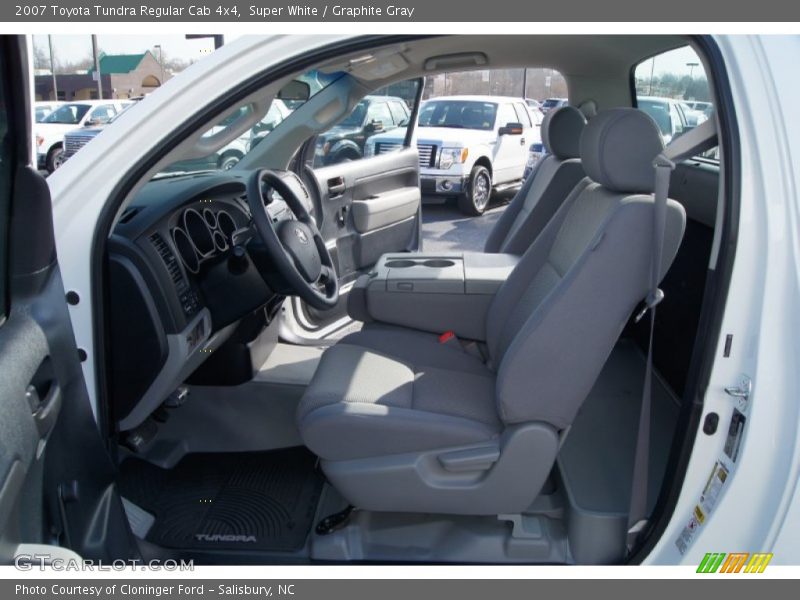 Super White / Graphite Gray 2007 Toyota Tundra Regular Cab 4x4