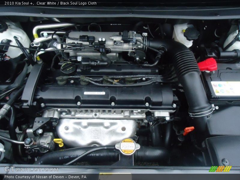 Clear White / Black Soul Logo Cloth 2010 Kia Soul +