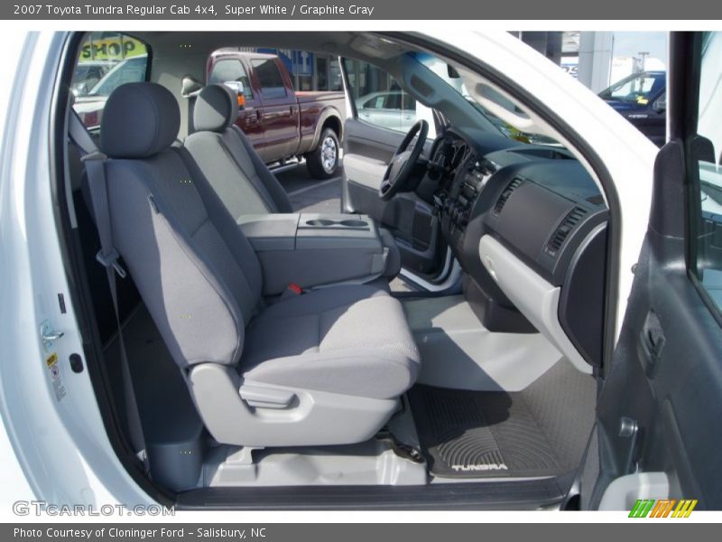 Super White / Graphite Gray 2007 Toyota Tundra Regular Cab 4x4