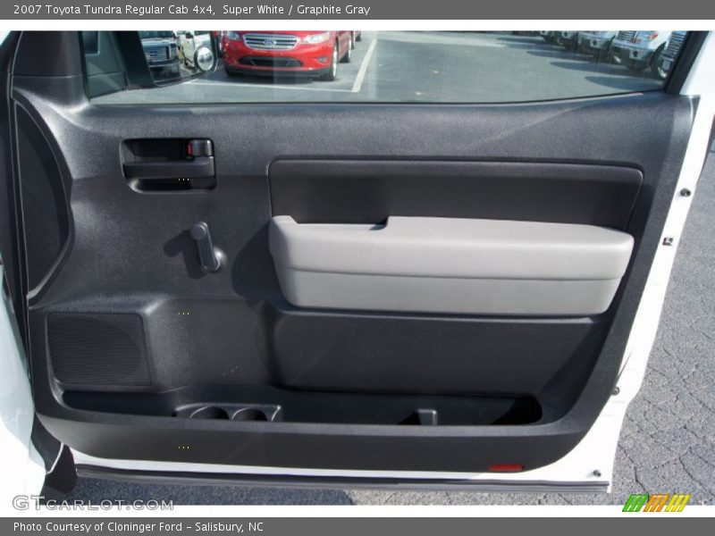 Super White / Graphite Gray 2007 Toyota Tundra Regular Cab 4x4