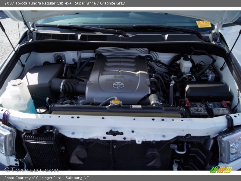 Super White / Graphite Gray 2007 Toyota Tundra Regular Cab 4x4