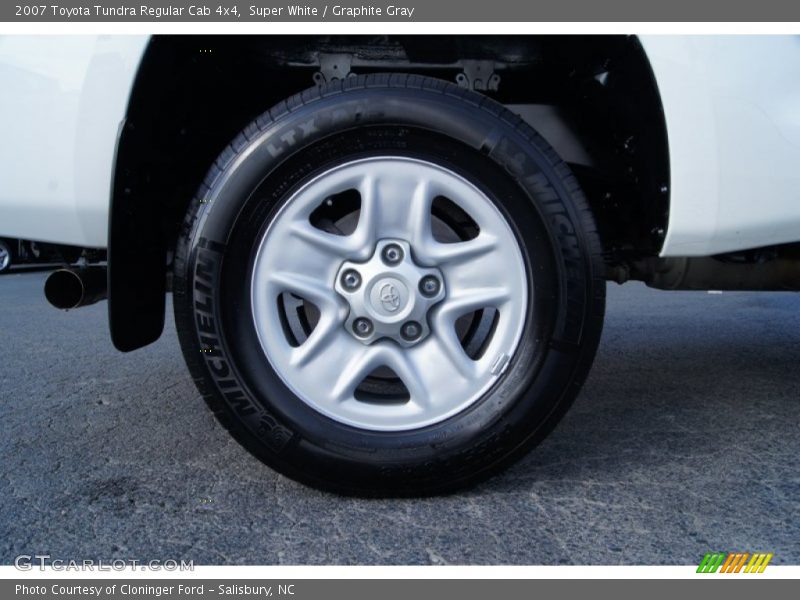 Super White / Graphite Gray 2007 Toyota Tundra Regular Cab 4x4