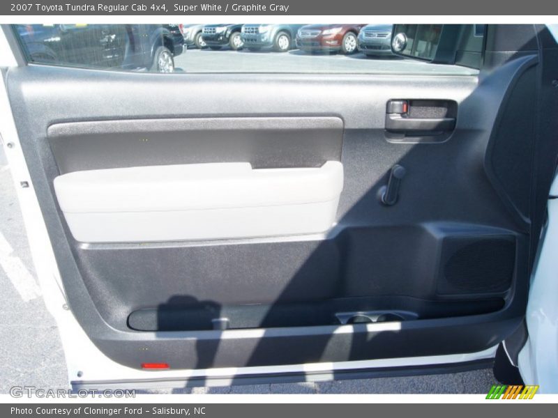 Super White / Graphite Gray 2007 Toyota Tundra Regular Cab 4x4