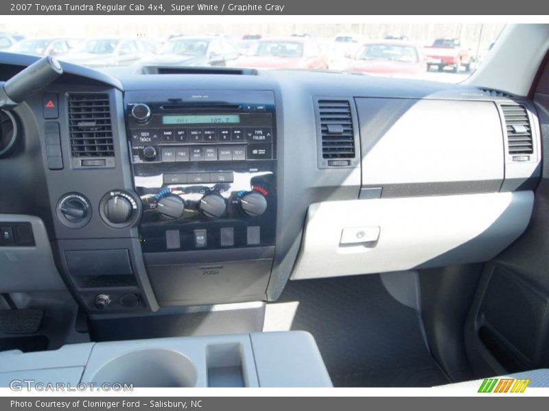 Super White / Graphite Gray 2007 Toyota Tundra Regular Cab 4x4