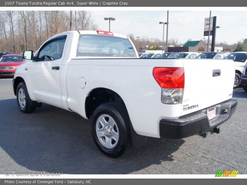 Super White / Graphite Gray 2007 Toyota Tundra Regular Cab 4x4