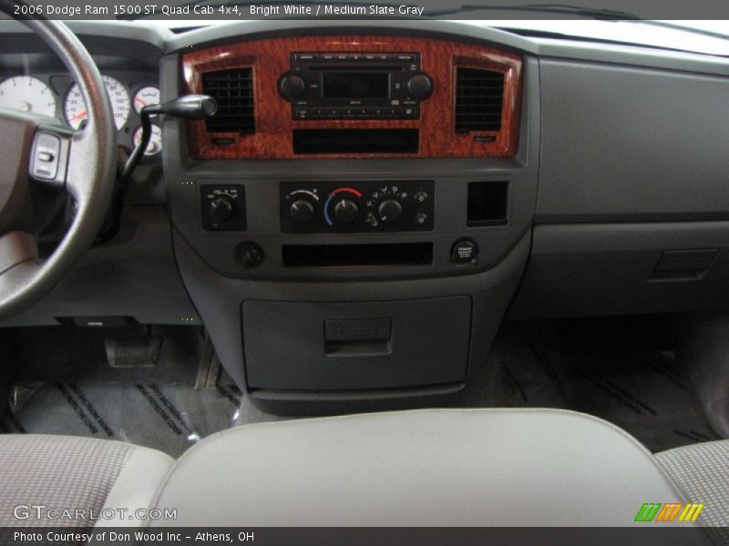 Bright White / Medium Slate Gray 2006 Dodge Ram 1500 ST Quad Cab 4x4