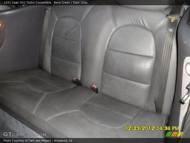 Beryl Green / Dark Grey 1991 Saab 900 Turbo Convertible