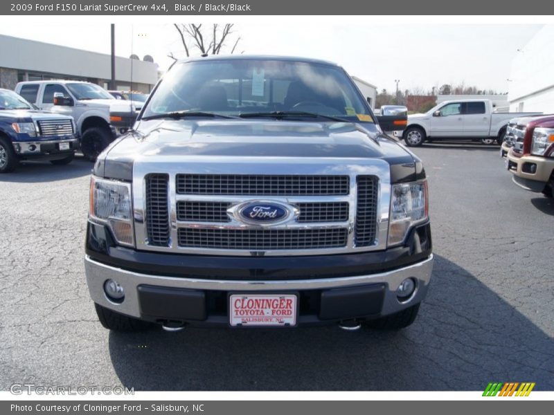 Black / Black/Black 2009 Ford F150 Lariat SuperCrew 4x4