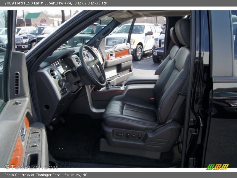 Black / Black/Black 2009 Ford F150 Lariat SuperCrew 4x4