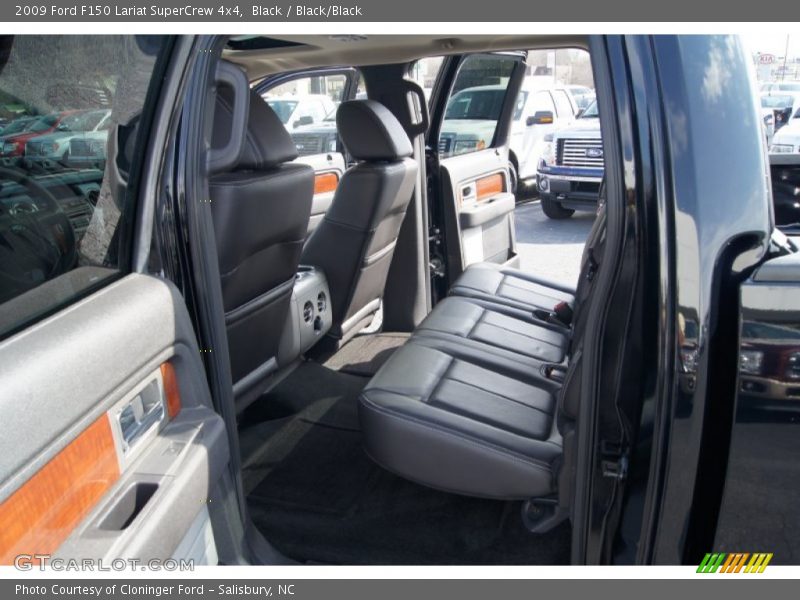 Black / Black/Black 2009 Ford F150 Lariat SuperCrew 4x4