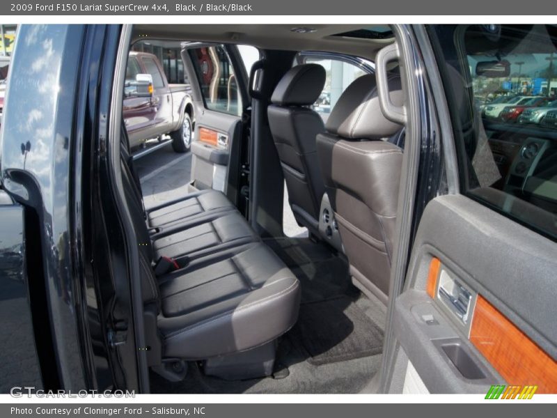Black / Black/Black 2009 Ford F150 Lariat SuperCrew 4x4