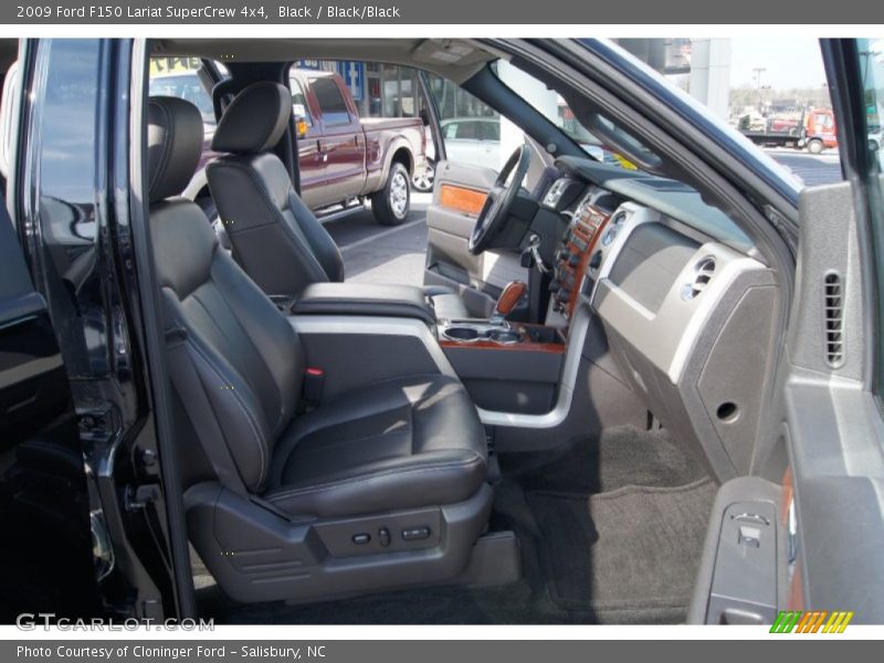 Black / Black/Black 2009 Ford F150 Lariat SuperCrew 4x4