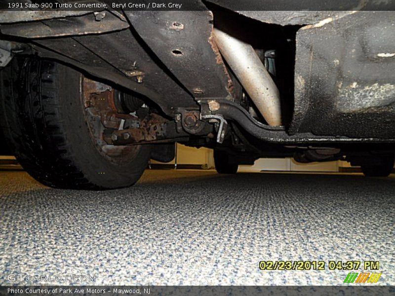 Beryl Green / Dark Grey 1991 Saab 900 Turbo Convertible