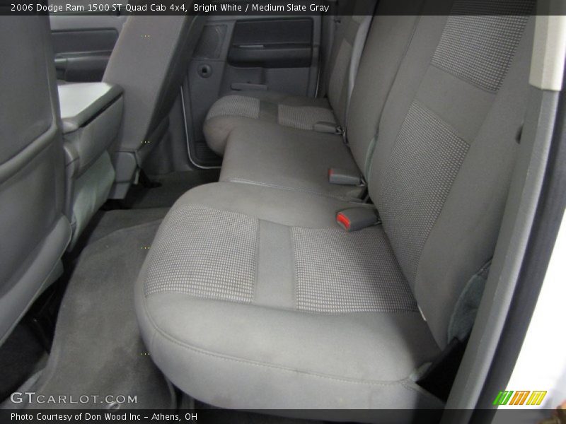 Bright White / Medium Slate Gray 2006 Dodge Ram 1500 ST Quad Cab 4x4