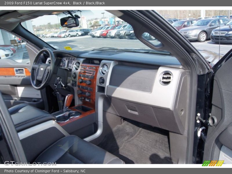 Black / Black/Black 2009 Ford F150 Lariat SuperCrew 4x4