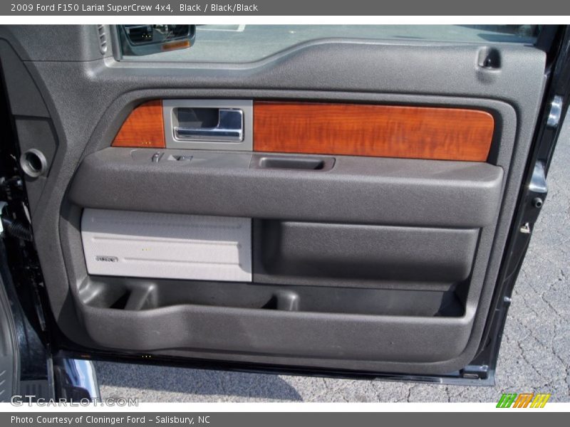 Black / Black/Black 2009 Ford F150 Lariat SuperCrew 4x4