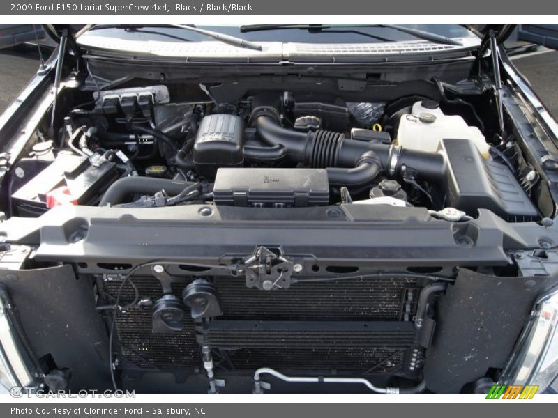 Black / Black/Black 2009 Ford F150 Lariat SuperCrew 4x4