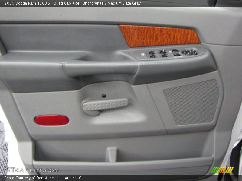 Bright White / Medium Slate Gray 2006 Dodge Ram 1500 ST Quad Cab 4x4