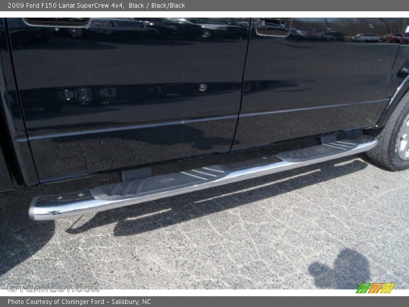 Black / Black/Black 2009 Ford F150 Lariat SuperCrew 4x4