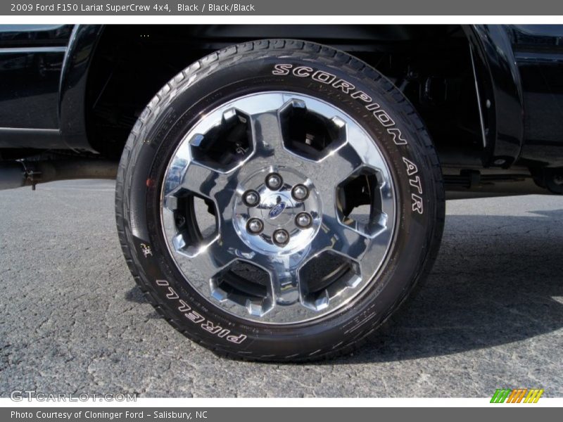 Black / Black/Black 2009 Ford F150 Lariat SuperCrew 4x4