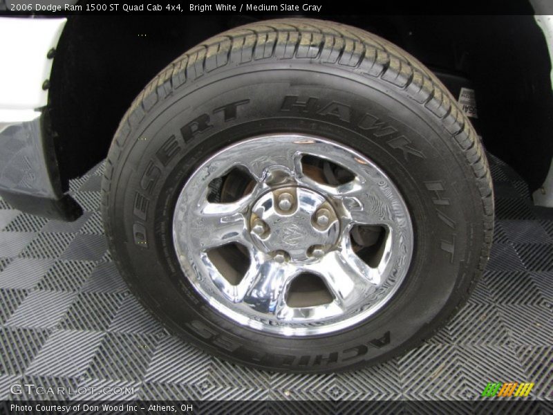 Bright White / Medium Slate Gray 2006 Dodge Ram 1500 ST Quad Cab 4x4
