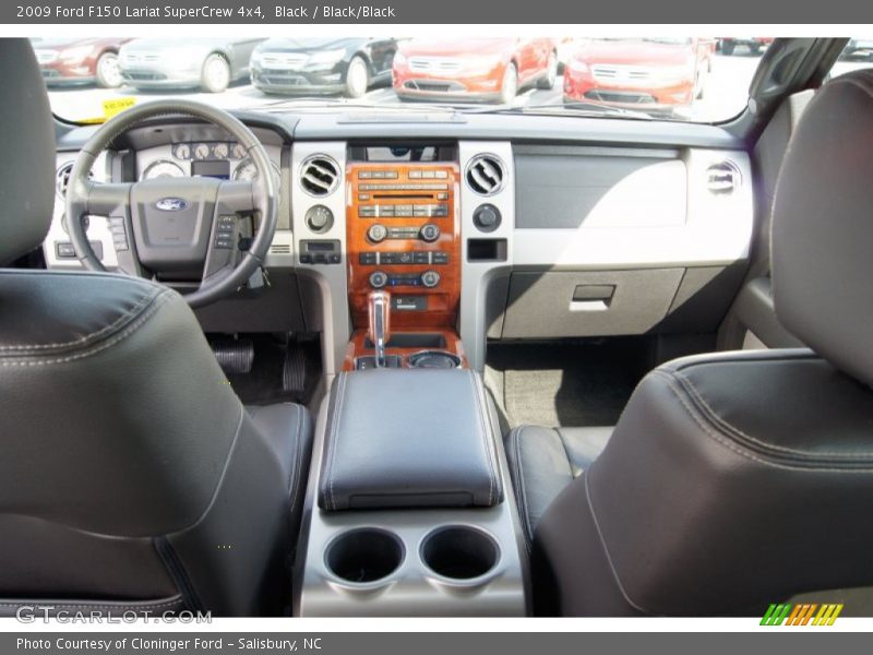 Black / Black/Black 2009 Ford F150 Lariat SuperCrew 4x4