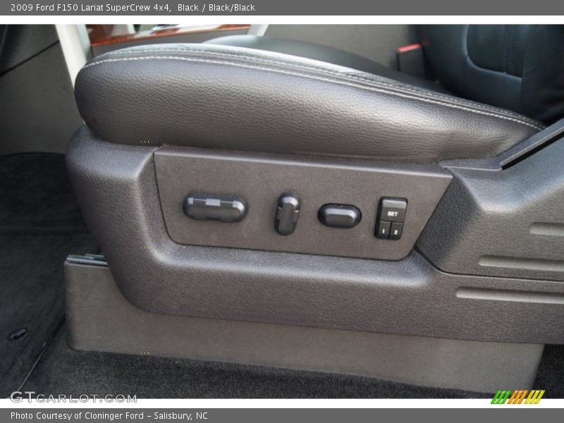 Black / Black/Black 2009 Ford F150 Lariat SuperCrew 4x4