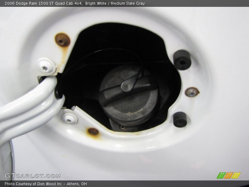 Bright White / Medium Slate Gray 2006 Dodge Ram 1500 ST Quad Cab 4x4