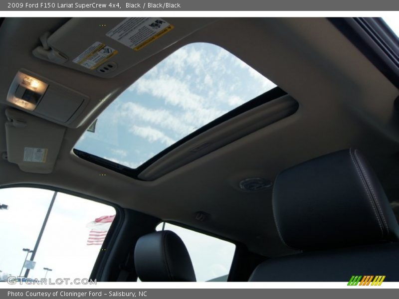 Black / Black/Black 2009 Ford F150 Lariat SuperCrew 4x4