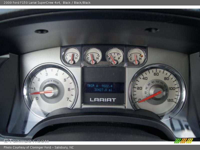 Black / Black/Black 2009 Ford F150 Lariat SuperCrew 4x4
