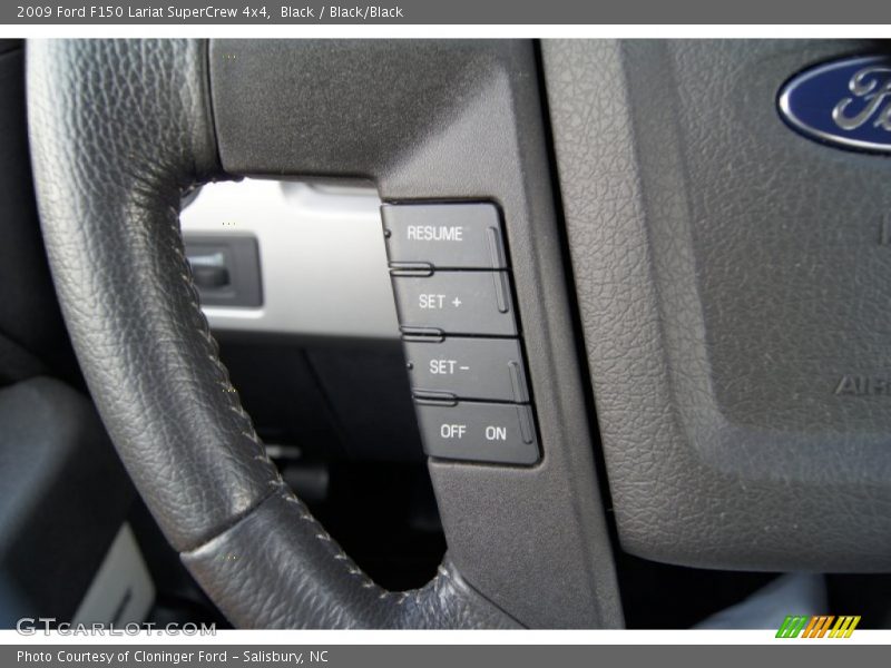 Black / Black/Black 2009 Ford F150 Lariat SuperCrew 4x4