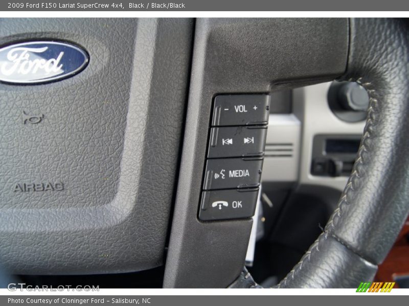 Black / Black/Black 2009 Ford F150 Lariat SuperCrew 4x4