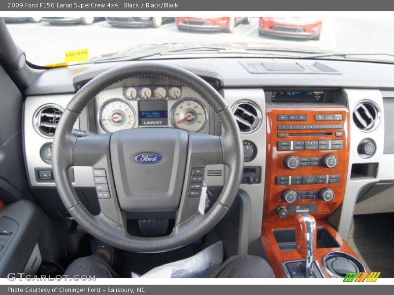 Black / Black/Black 2009 Ford F150 Lariat SuperCrew 4x4